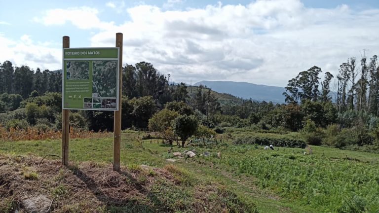 O Concello de Nigrán instala paneis informativos nos roteiros por Chandebrito, Os Matos e Monteferro