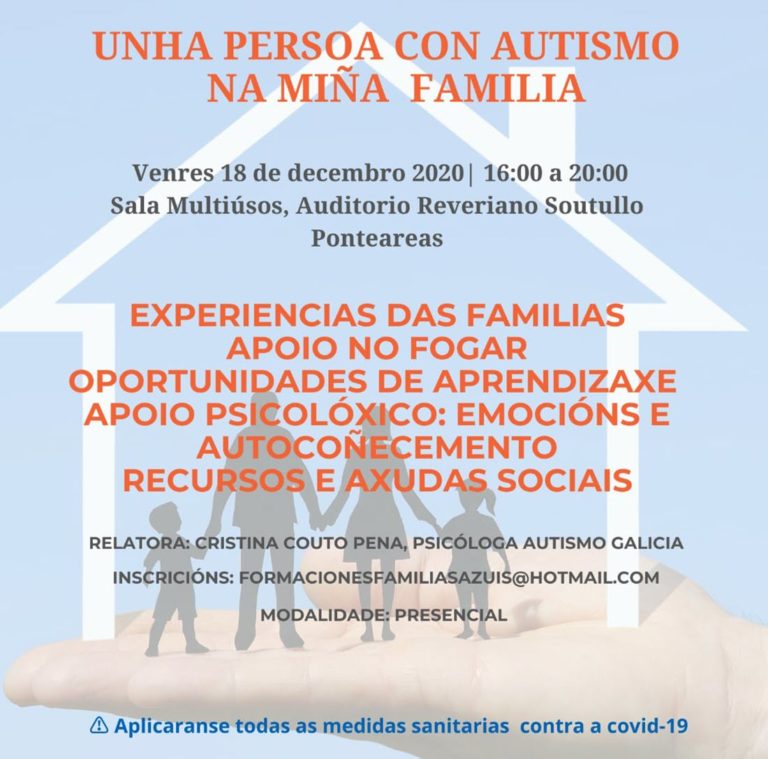 Familias Azuis ofrece formación para familiares de persoas con autismo