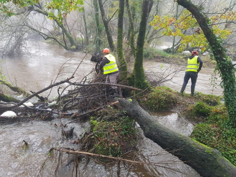 A Xunta licita os servizos de mellora e mantemento dos treitos interurbanos dos ríos da Demarcación Hidrográfica Galicia-Costa