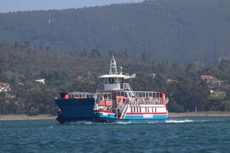 Suspendido o servizo de ferry entre A Guarda e Camiña pola alta incidencia de casos por coronavirus en ámbalas dúas beiras do Miño