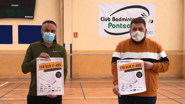 Ponteareas acolle este domingo o Torneo TTR sub 11 e absoluto de bádminton