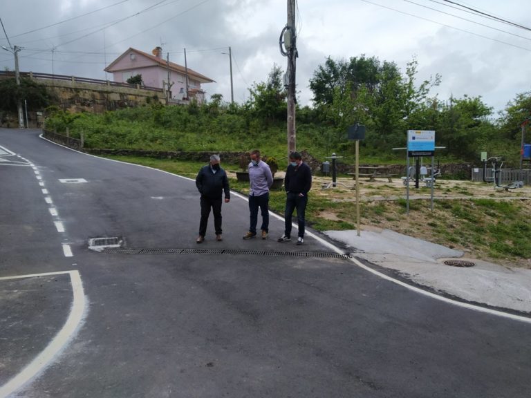 O Concello de Baiona finaliza as obras de mellora do camiño Fonteloureira en Belesar