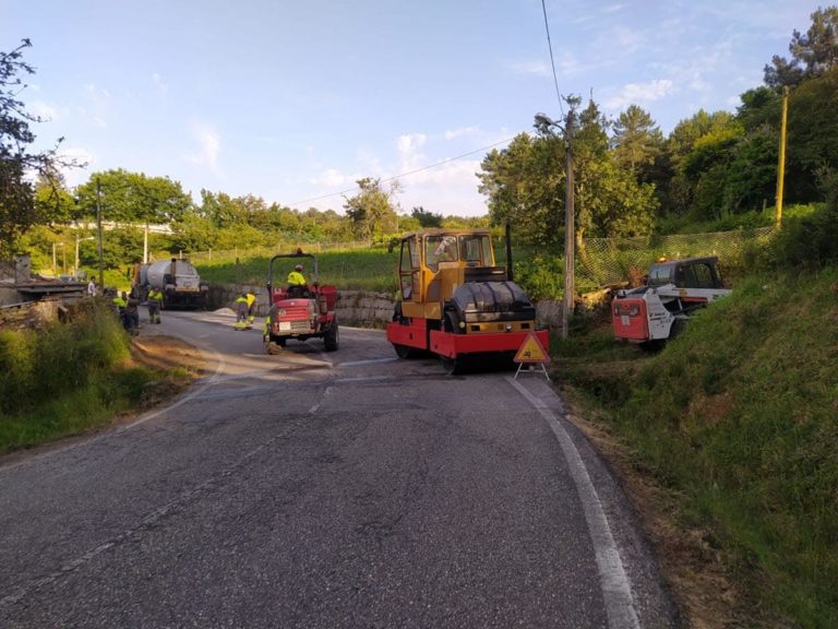 Arrancan en Baiona as obras na EP-2204 Sabarís-Belesar