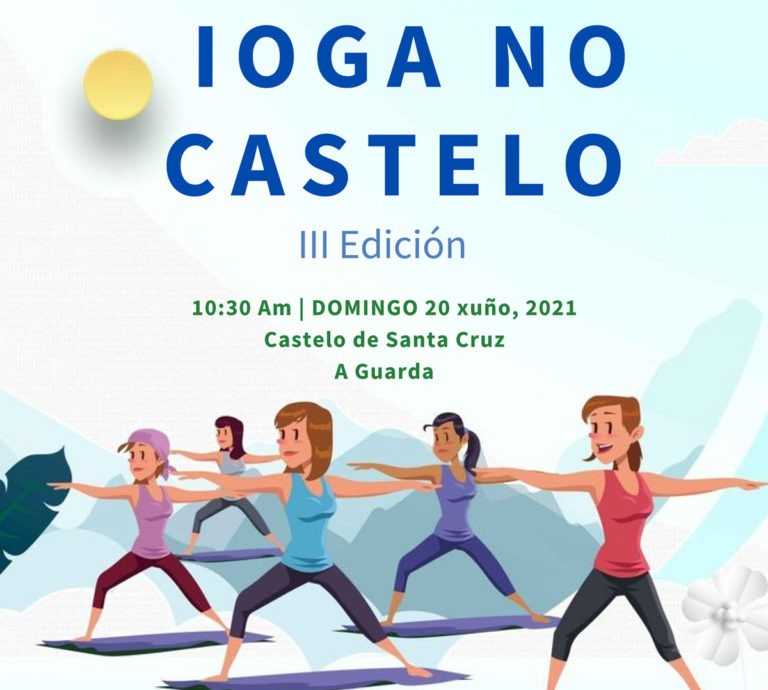 Ioga no castelo para celebrar o Día Internacional do Ioga na Guarda