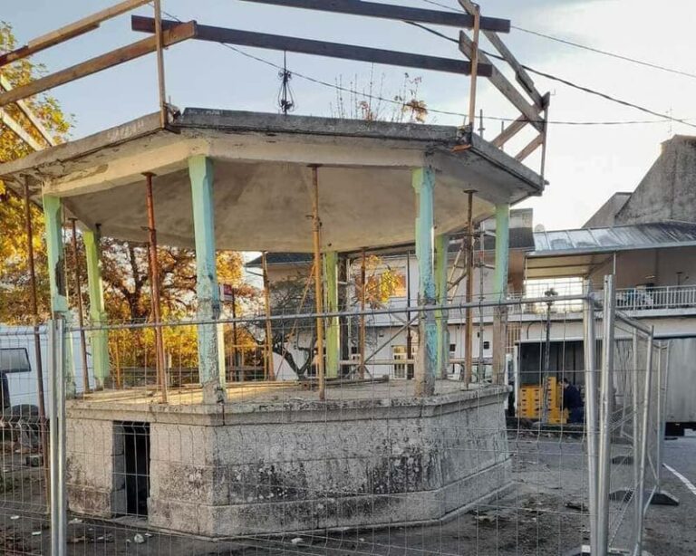 Salvaterra do Miño comeza as obras de rehabilitación do Palco da Música de Leirado