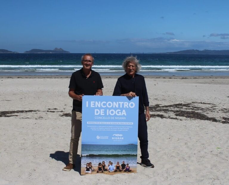 Nigrán ofrece o domingo o ‘I Encontro de Ioga’ na praia de Patos