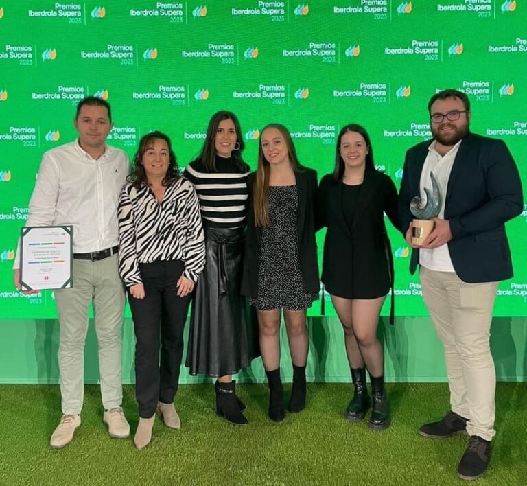 O Bm Cañiza feminino na final dos Premios Iberdrola Supera