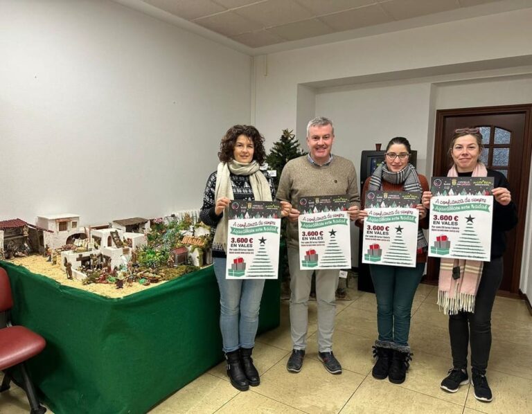 Campaña de apoio ao comercio local na Cañiza