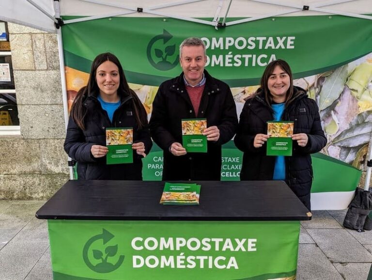 A Cañiza continúa apostando pola reciclaxe e a compostaxe